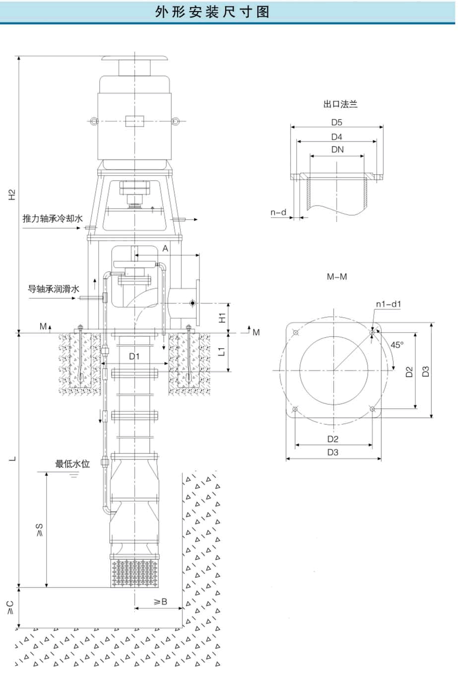 长轴消防泵外形安装尺寸图.gif 长轴消防泵外形安装尺寸图.gif